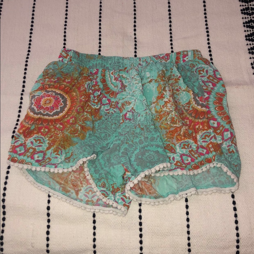 girls elastic waist shorts